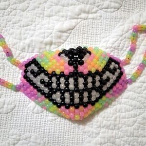 Glow In The Dark Candy Bead Mask